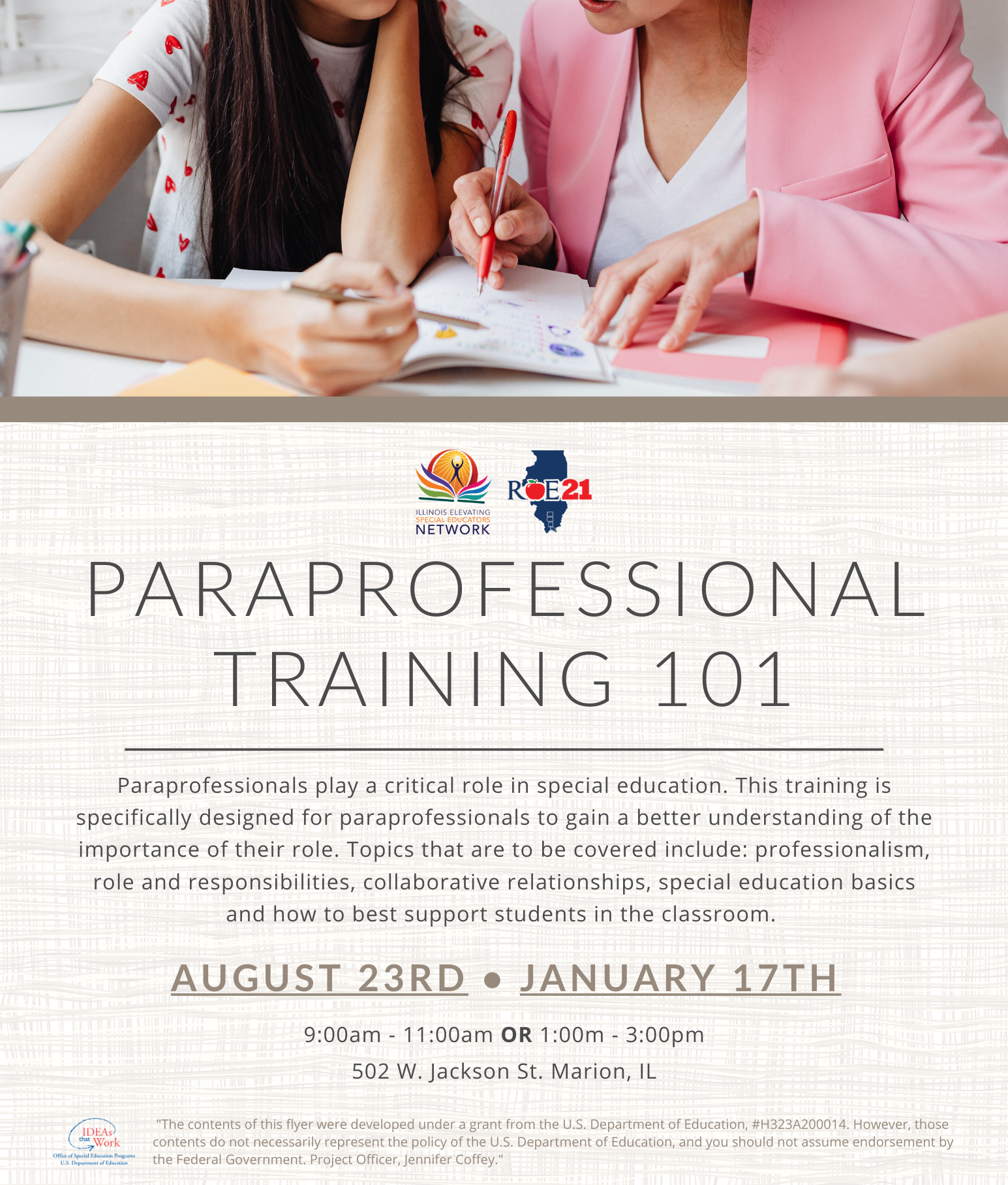 Paraprofessional Training 101