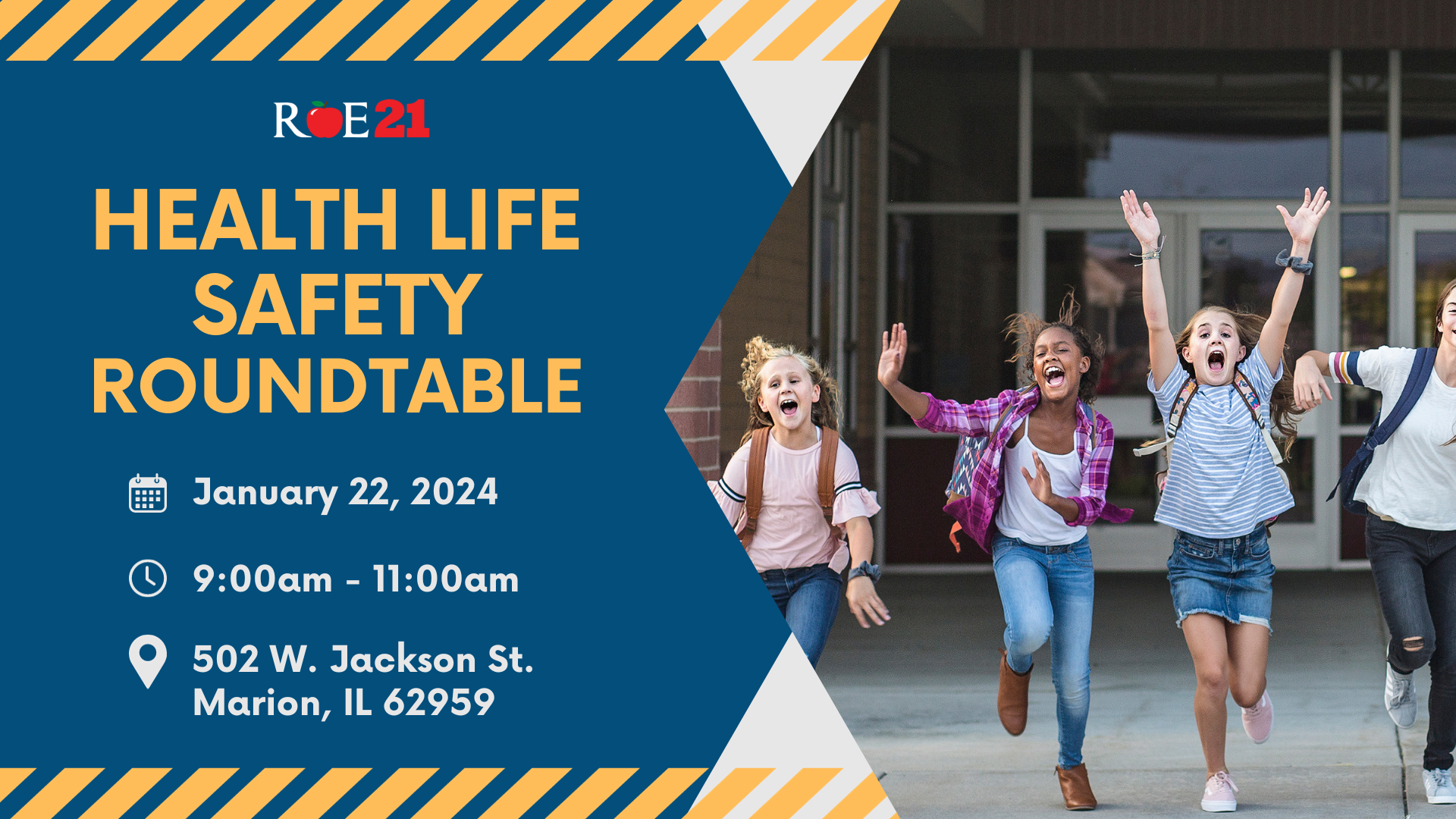 Health Life Safety Roundtable Flyer