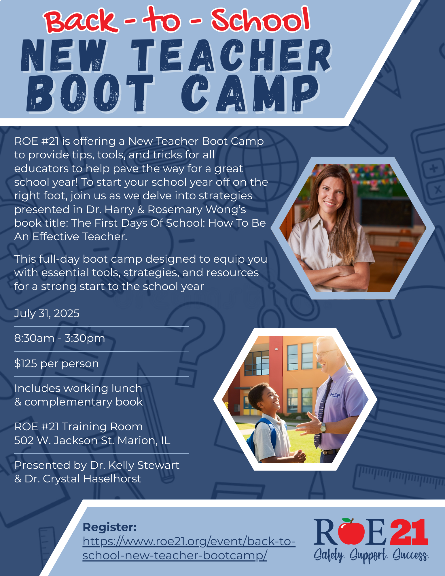 New Teacher Bootcamp Flyer