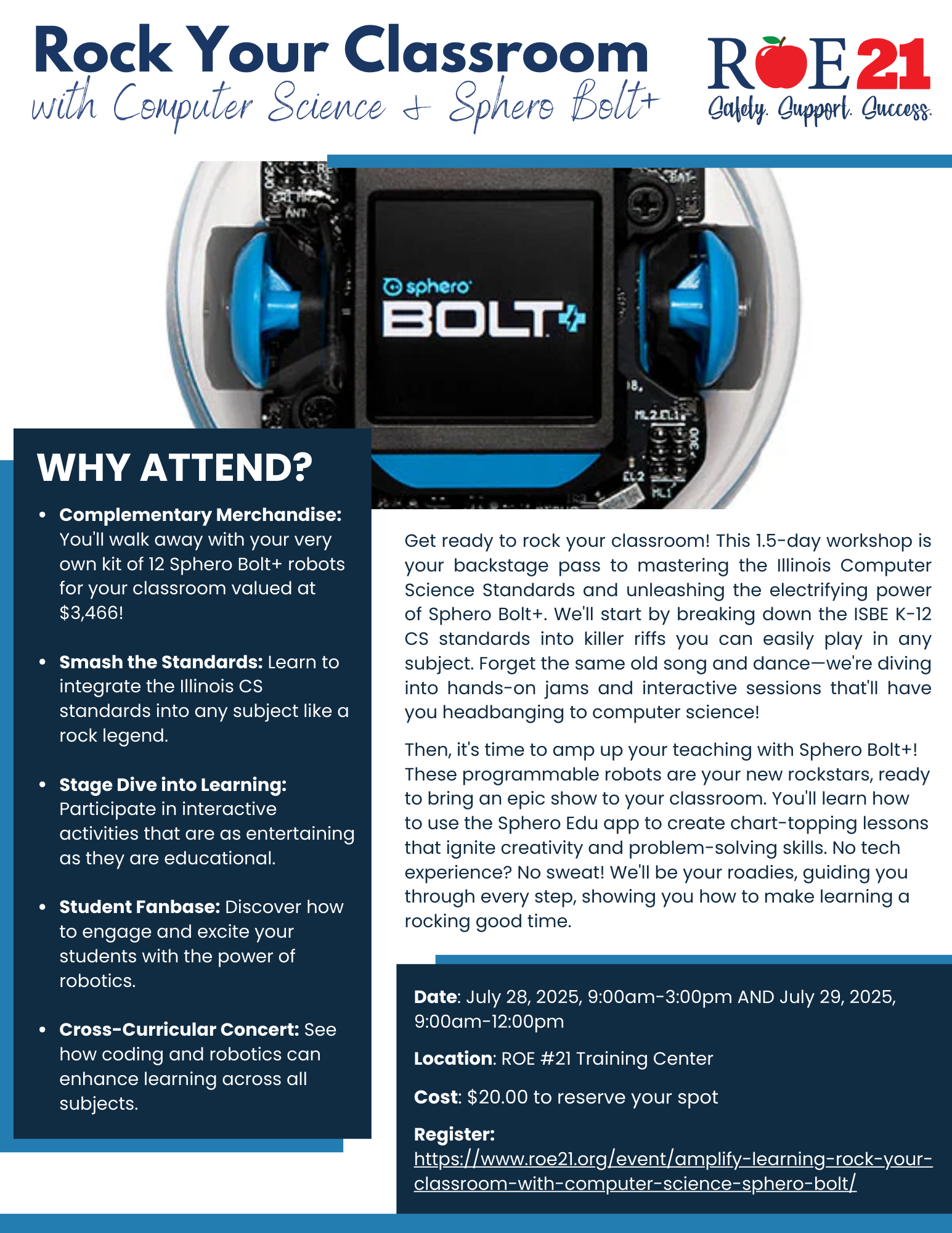 Sphero Bolt Training